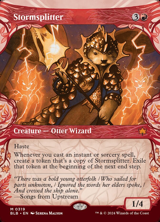 Stormsplitter 319 (Bloomburrow)  - Showcase Foil | Good Games Modbury