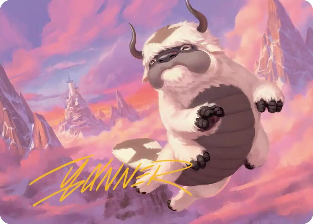 Appa Aangs Companion Art Card Gold Stamped Signature 31 (Art Series: Avatar: The Last Airbender)  | Good Games Modbury