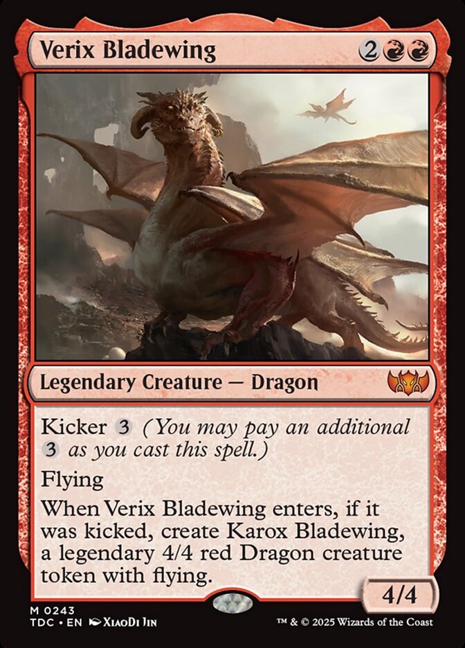 Verix Bladewing 243 (Commander: Tarkir: Dragonstorm)  | Good Games Modbury