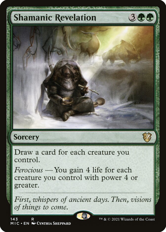 Shamanic Revelation 143/38 (Commander: Innistrad: Midnight Hunt)  | Good Games Modbury