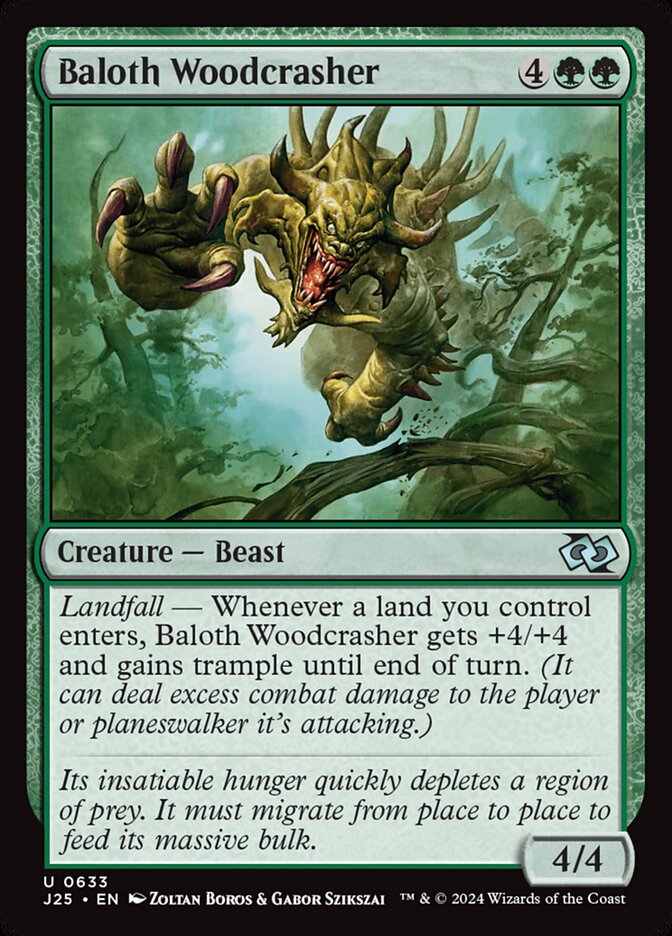 Baloth Woodcrasher 633/779 (Foundations Jumpstart)  | Good Games Modbury