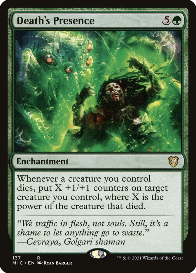 Death's Presence 137/38 (Commander: Innistrad: Midnight Hunt)  | Good Games Modbury