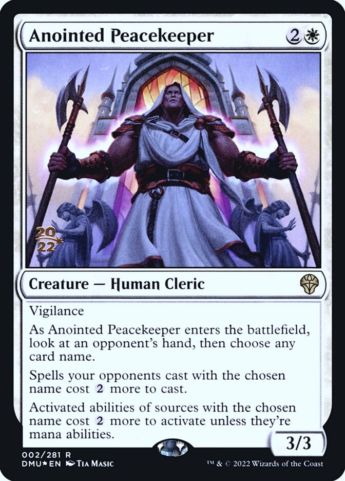 Anointed Peacekeeper 2s/161 (Prerelease Cards)  - PreRelease Foil | Good Games Modbury