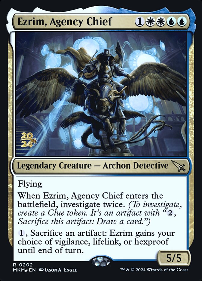 Ezrim, Agency Chief 202s/182 (Prerelease Cards)  - Foil | Good Games Modbury
