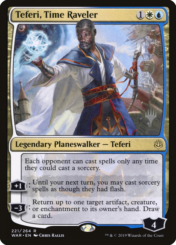 Teferi, Time Raveler 221p/176 (Promo Pack: Throne of Eldraine)  | Good Games Modbury
