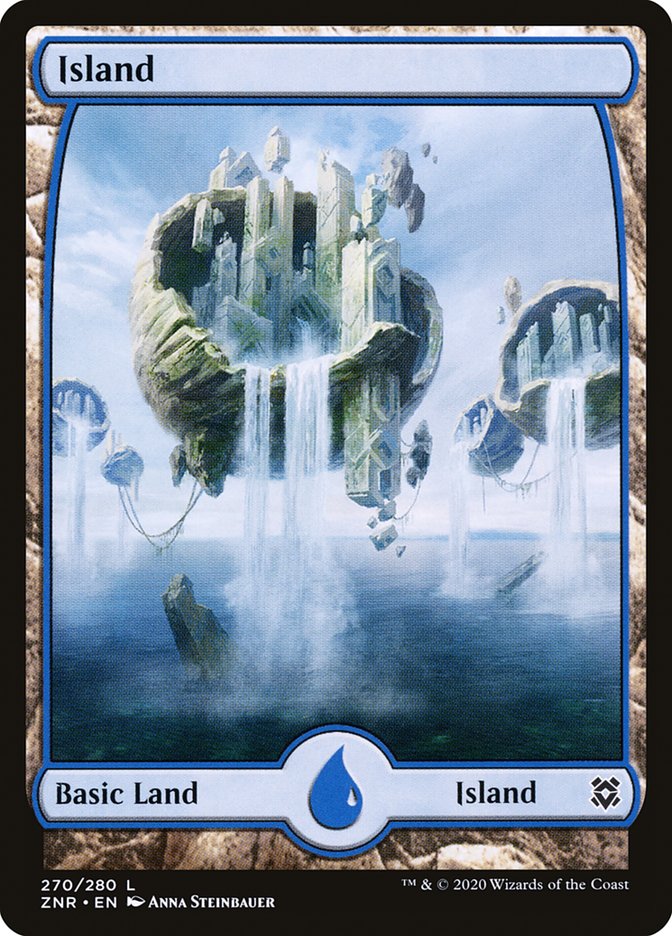 Island 270/280 (Zendikar Rising)  - Full Art | Good Games Modbury