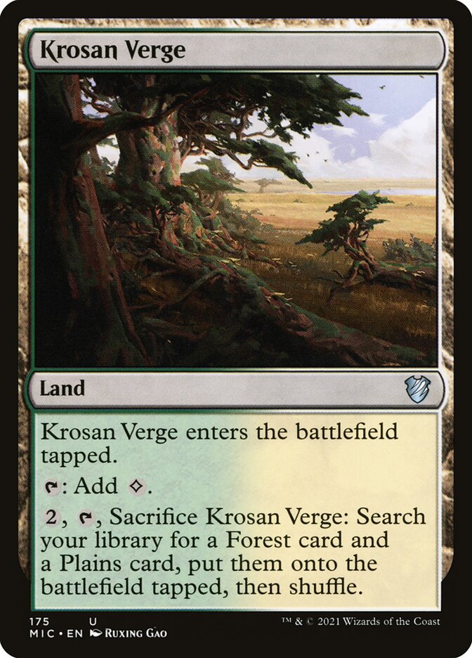 Krosan Verge 175/38 (Commander: Innistrad: Midnight Hunt)  | Good Games Modbury