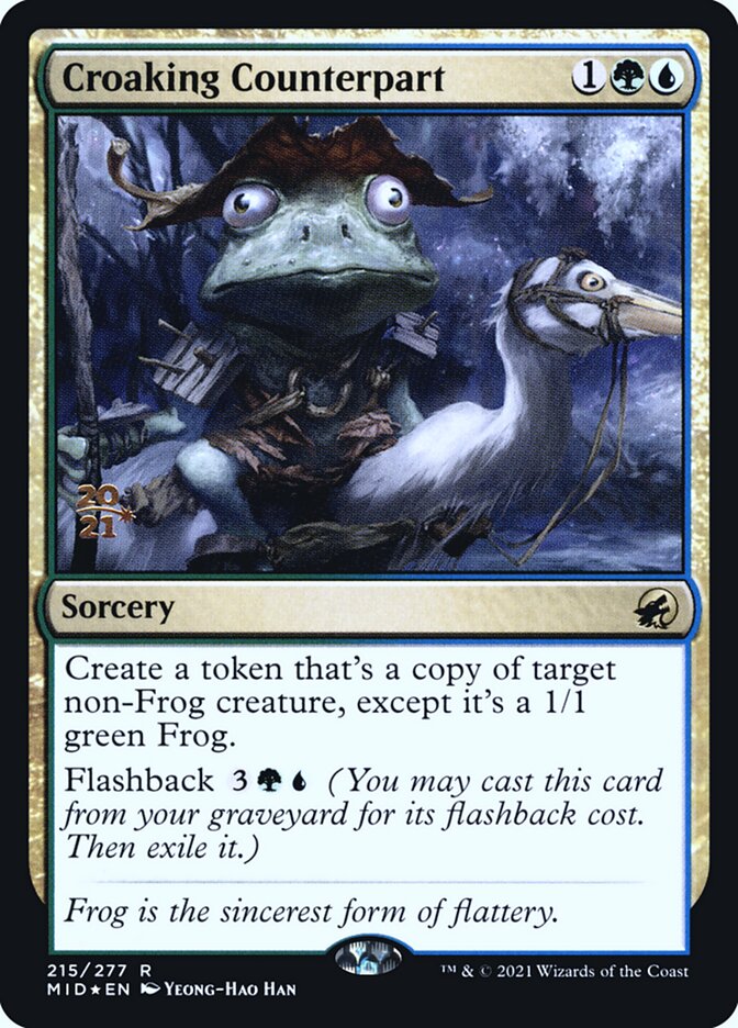 Croaking Counterpart 215s/171 (Prerelease Cards)  - Foil | Good Games Modbury