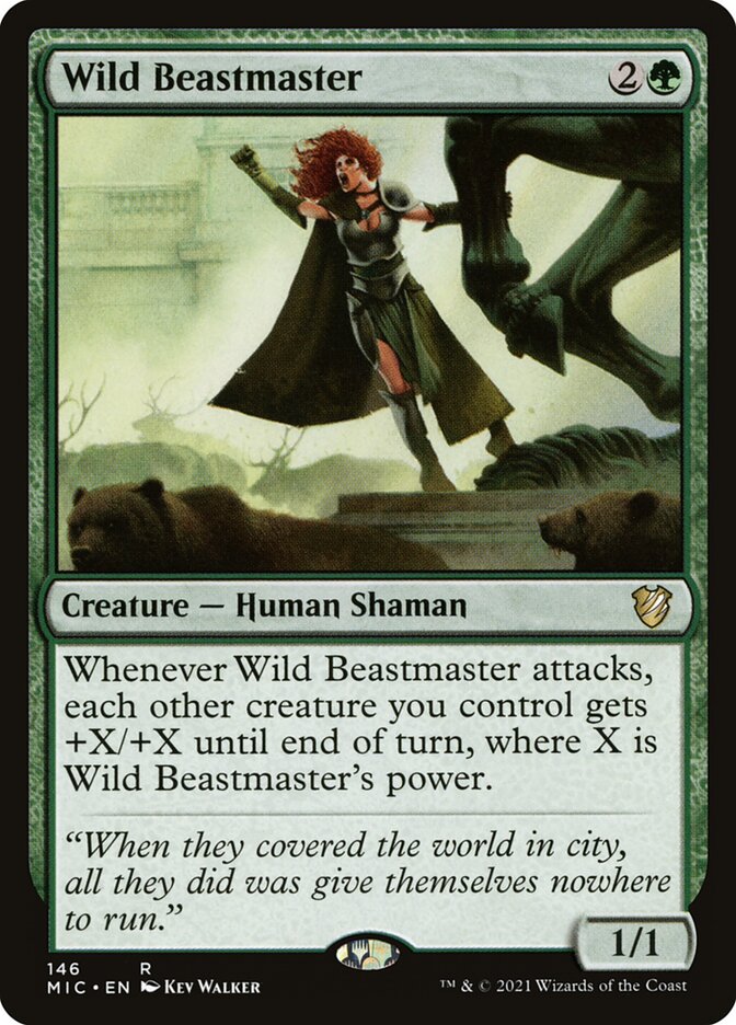 Wild Beastmaster 146/38 (Commander: Innistrad: Midnight Hunt)  | Good Games Modbury