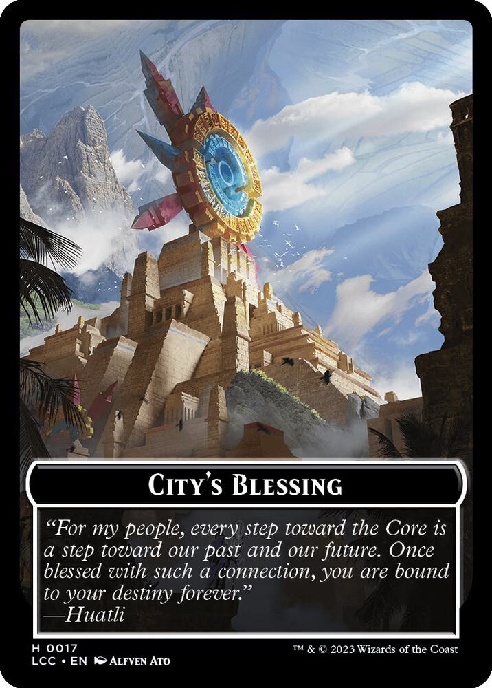 Citys Blessing Pirate Double Sided Token 17 // 5 (Commander: The Lost Caverns of Ixalan)  | Good Games Modbury