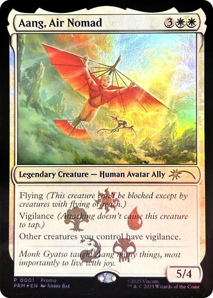 Aang Air Nomad 2025-25/84 (Media Promos)  - Foil | Good Games Modbury
