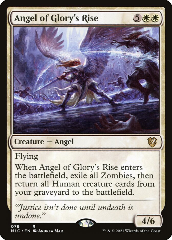 Angel of Glory's Rise 79/38 (Commander: Innistrad: Midnight Hunt)  | Good Games Modbury