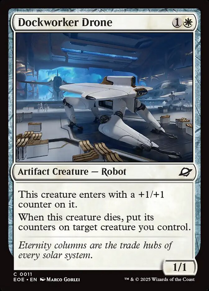 Dockworker Drone 11/276 (Edge of Eternities)  - Foil | Good Games Modbury