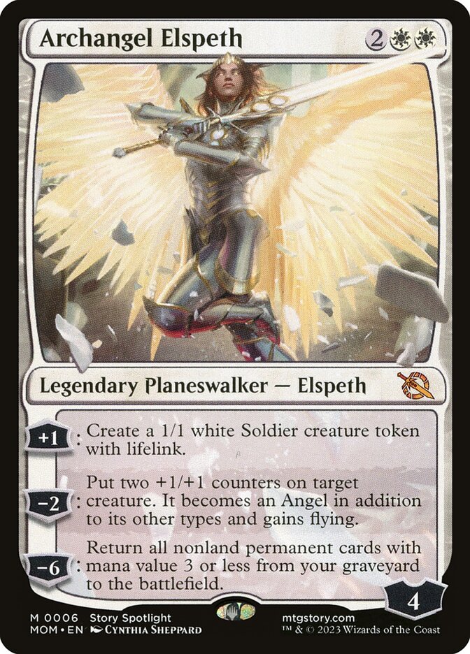 Archangel Elspeth 6/291 (March of the Machine)  | Good Games Modbury