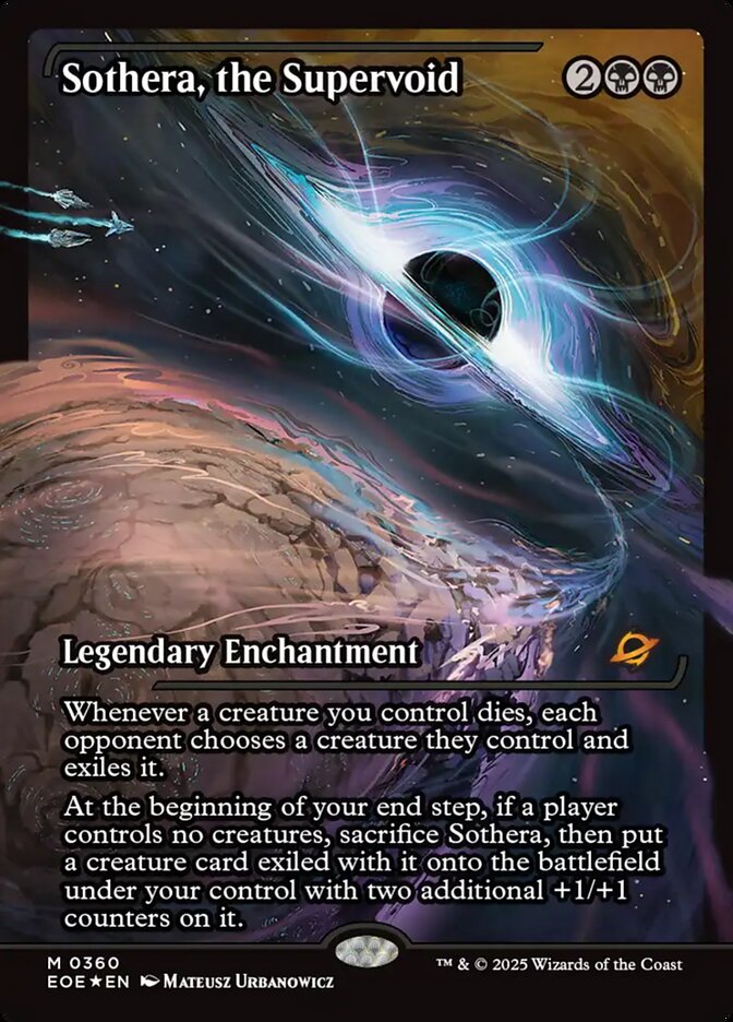 Sothera, the Supervoid 360/276 (Edge of Eternities)  - Showcase Foil | Good Games Modbury
