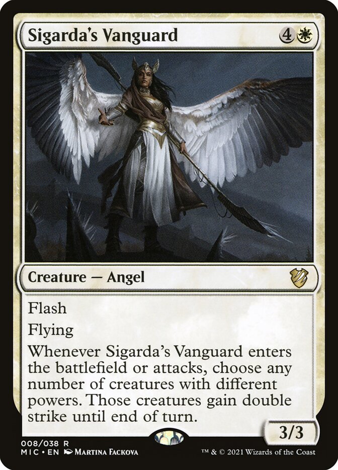 Sigarda's Vanguard 8/38 (Commander: Innistrad: Midnight Hunt)  | Good Games Modbury