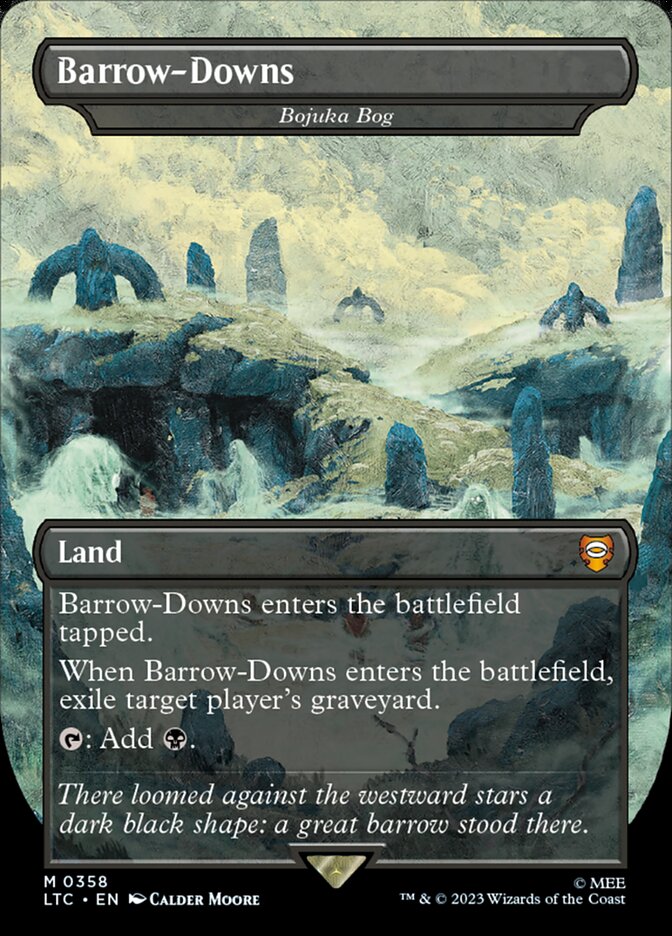 Barrow-Downs - Bojuka Bog 358 (Commander: The Lord of the Rings: Tales of Middle-earth)  - Borderless Foil | Good Games Modbury