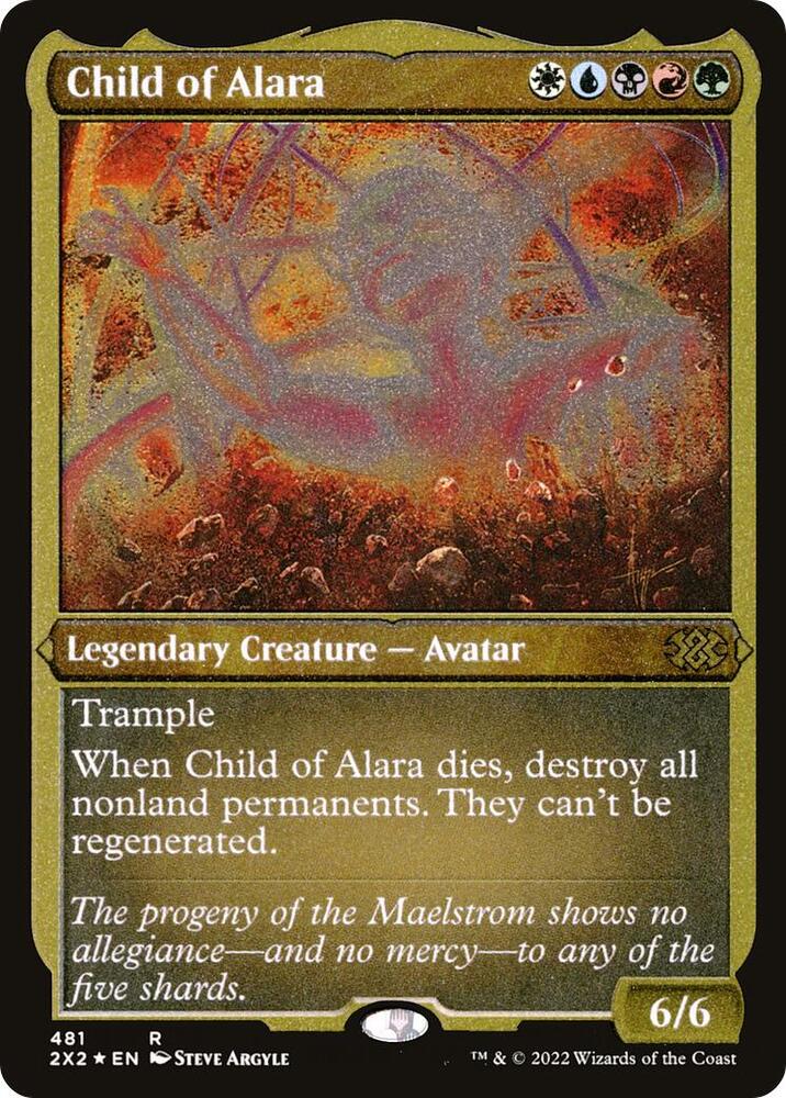 Child of Alara Foil Etched 481 (Double Masters 2022)  - Foil | Good Games Modbury