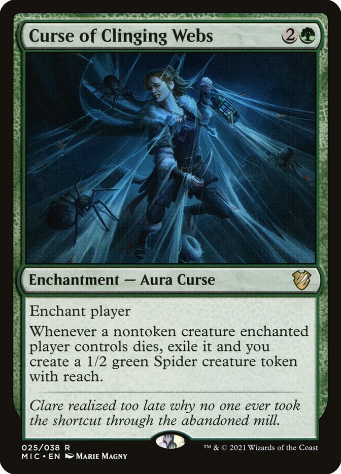 Curse of Clinging Webs 25/38 (Commander: Innistrad: Midnight Hunt)  | Good Games Modbury