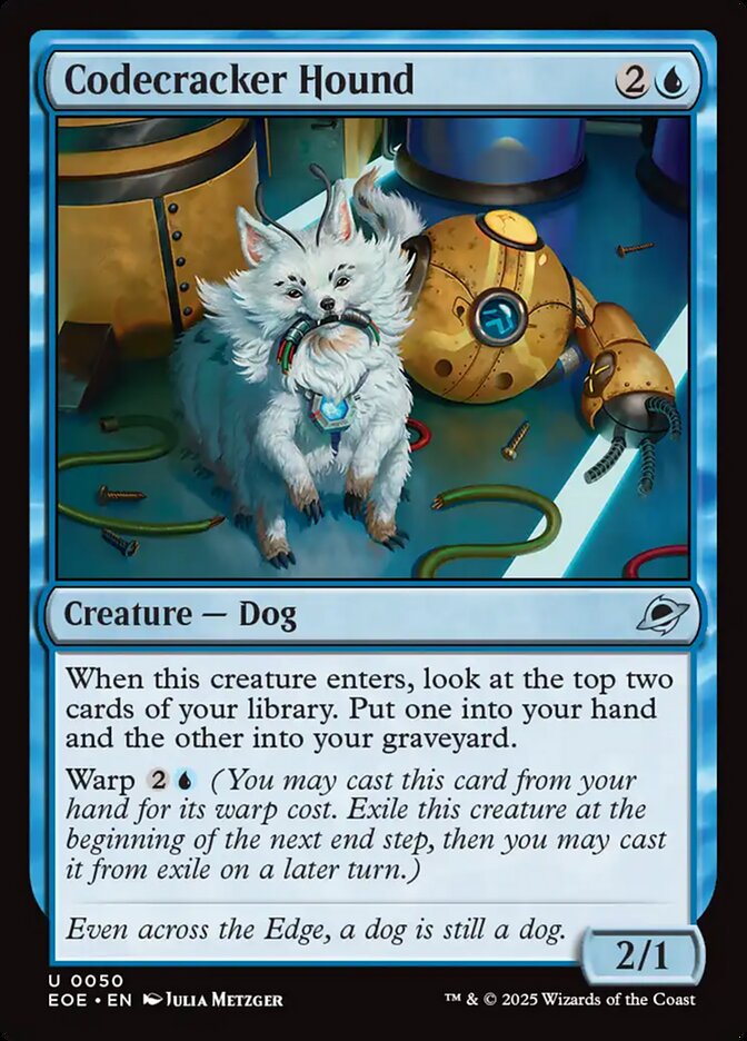 Codecracker Hound 50/276 (Edge of Eternities)  - Foil | Good Games Modbury