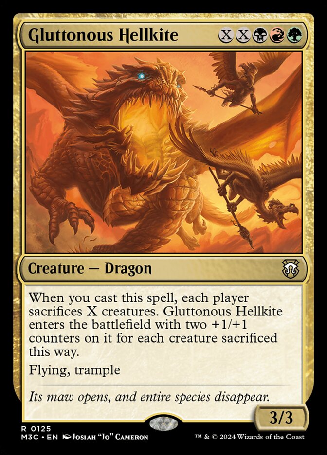 Gluttonous Hellkite 125/411 (Commander: Modern Horizons 3)  | Good Games Modbury