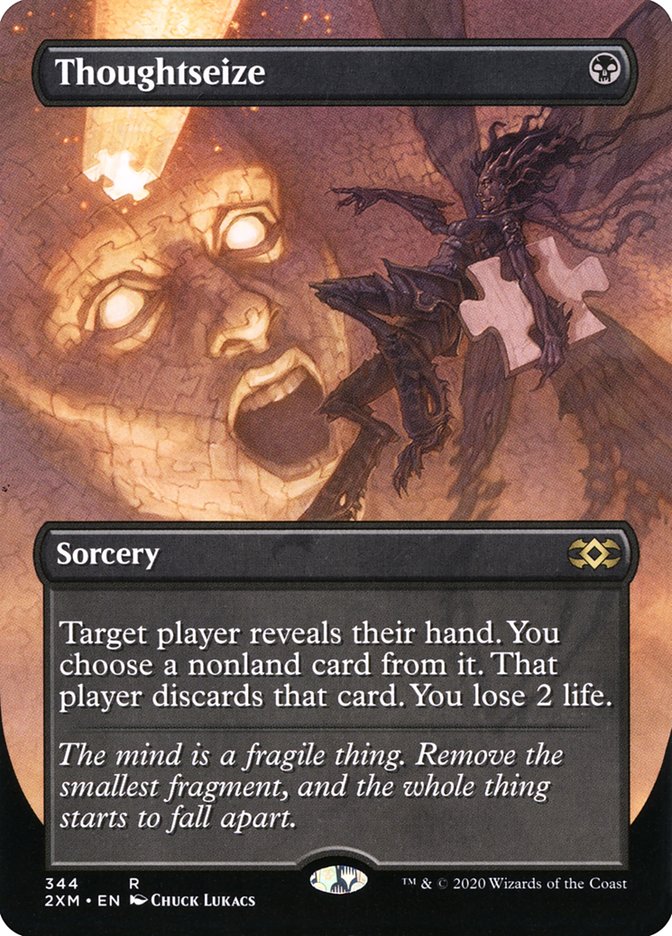 Thoughtseize 344/332 (Double Masters)  - Borderless | Good Games Modbury