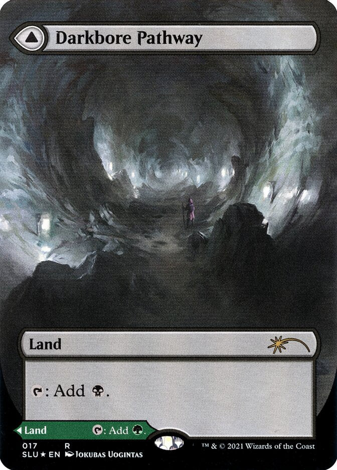 Darkbore Pathway // Slitherbore Pathway 17/1 (Secret Lair Series)  - Borderless Foil | Good Games Modbury