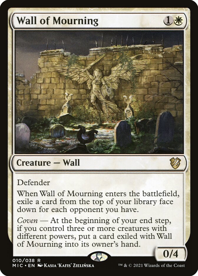 Wall of Mourning 10/38 (Commander: Innistrad: Midnight Hunt)  | Good Games Modbury