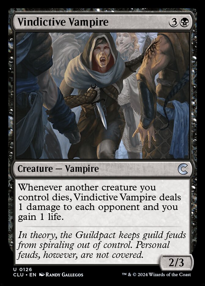 Vindictive Vampire 126/284 (Ravnica: Clue Edition)  | Good Games Modbury