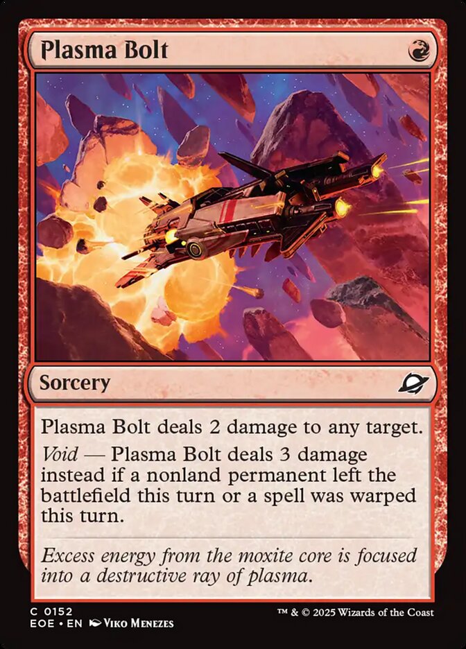 Plasma Bolt 152/276 (Edge of Eternities)  - Foil | Good Games Modbury