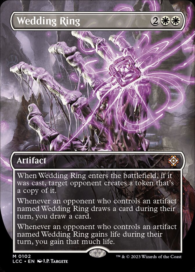 Wedding Ring 102/370 (Commander: The Lost Caverns of Ixalan)  - Borderless Foil | Good Games Modbury