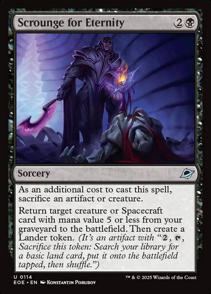 Scrounge for Eternity 114 (Edge of Eternities)  - Foil | Good Games Modbury
