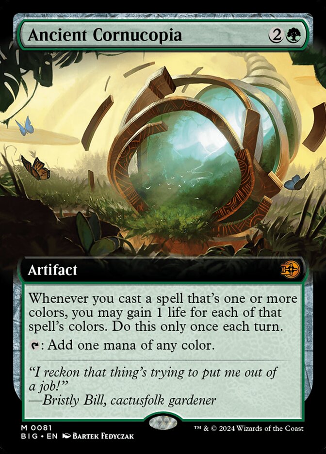 Ancient Cornucopia 81/30 (Outlaws of Thunder Junction: The Big Score)  - Extended Art Foil | Good Games Modbury