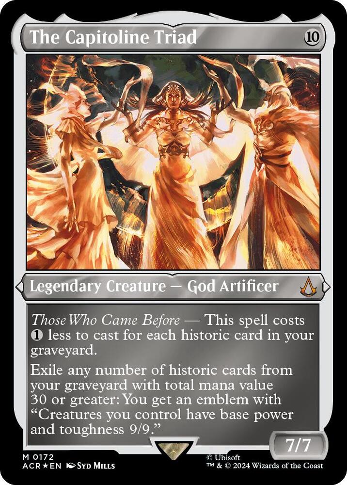 The Capitoline Triad 172 (Universes Beyond: Assassin's Creed)  - Etched Foil | Good Games Modbury