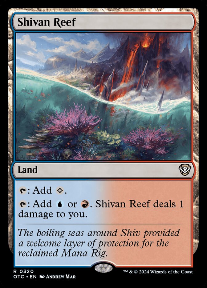 Shivan Reef 320/342 (Commander: Outlaws of Thunder Junction)  | Good Games Modbury