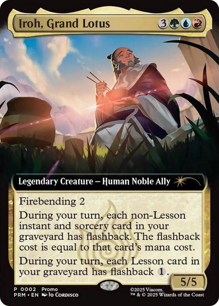 Iroh Grand Lotus Extended Art 2 (Unique and Miscellaneous Promos)  - Foil | Good Games Modbury