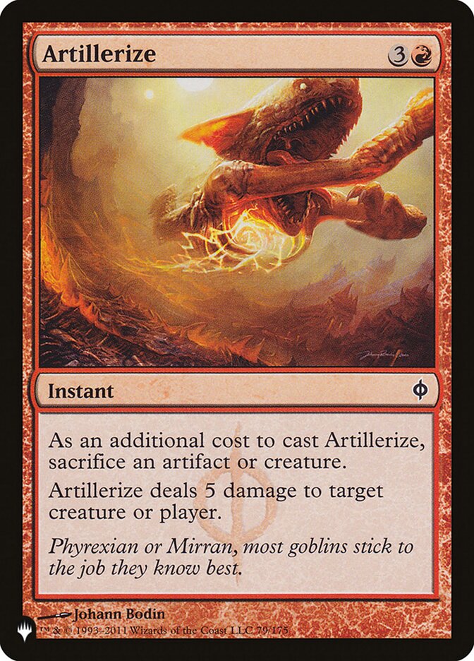 Artillerize NPH-79/5075 (The List Reprints)  | Good Games Modbury