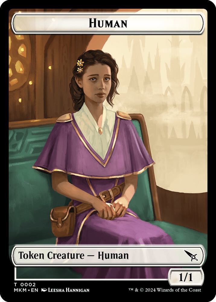 Human Ogre Double Sided Token 2 // 14 (Commander: Murders at Karlov Manor)  | Good Games Modbury