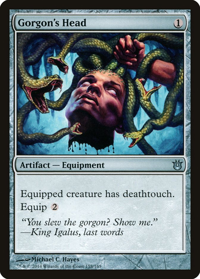 Gorgon's Head 158/165 (Born of the Gods)  - Foil | Good Games Modbury