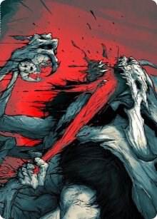 Vorinclex Monstrous Raider Art Card 79 81 79 (Art Series: Kaldheim)  | Good Games Modbury