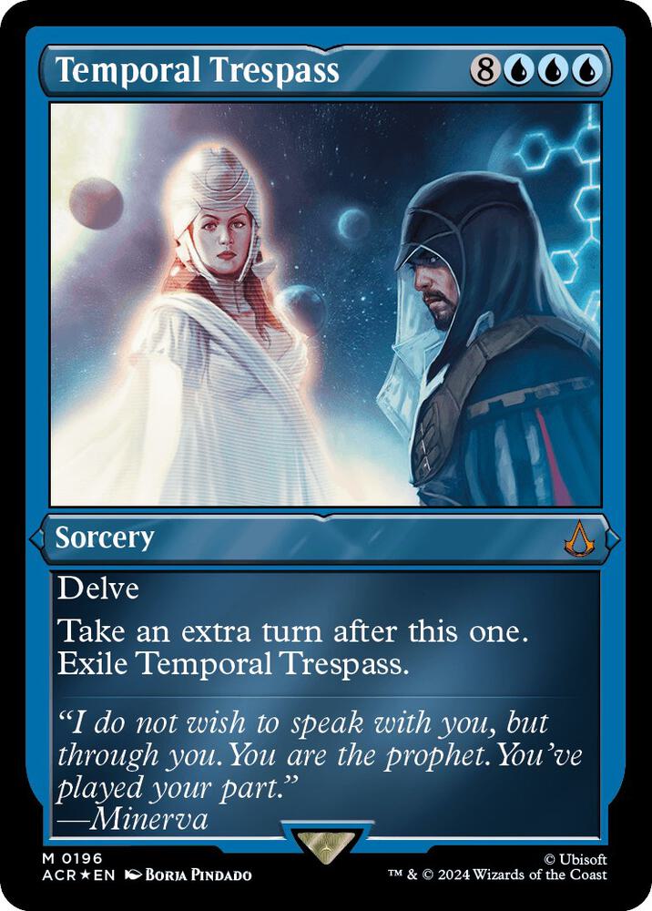 Temporal Trespass 196 (Universes Beyond: Assassin's Creed)  - Etched Foil | Good Games Modbury