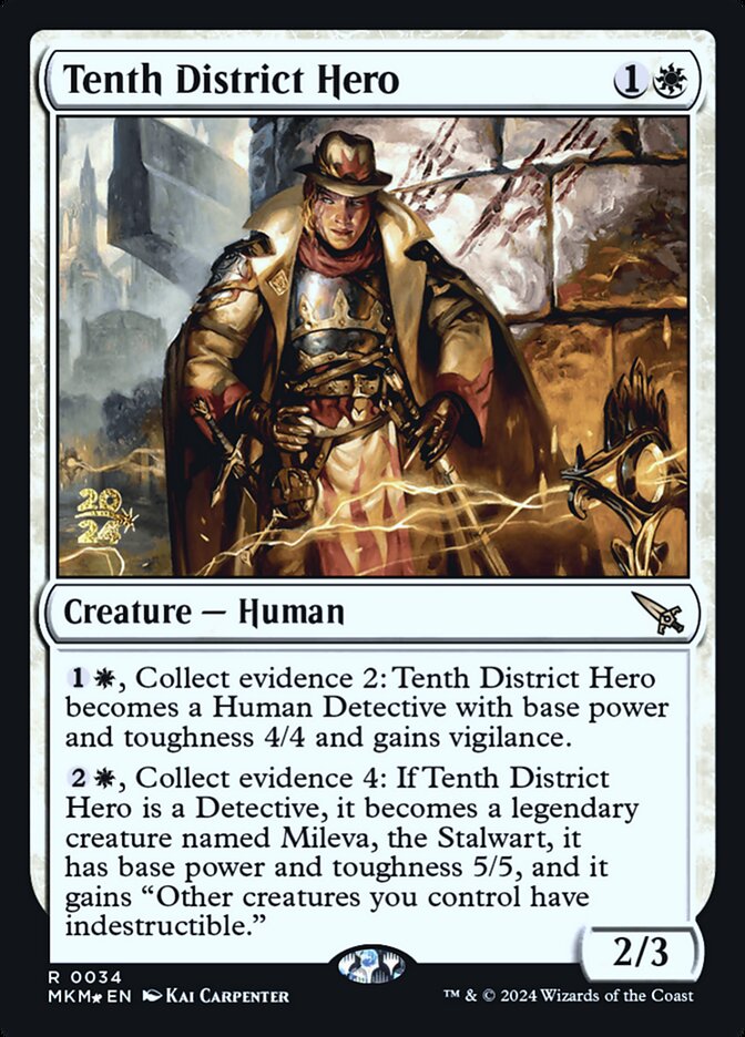 Tenth District Hero 34s/182 (Prerelease Cards)  - Foil | Good Games Modbury