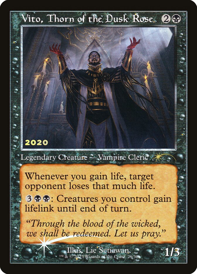 Vito, Thorn of the Dusk Rose 28 (30th Anniversary Promos)  - Foil | Good Games Modbury
