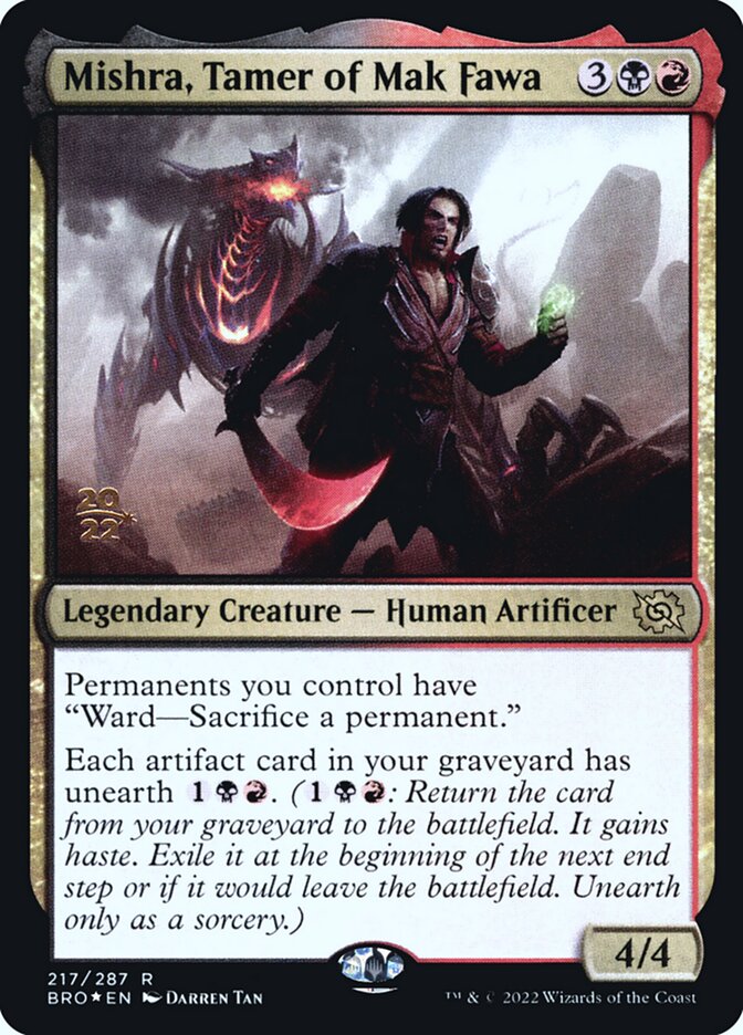 Mishra, Tamer of Mak Fawa 217s/169 (Prerelease Cards)  - Foil | Good Games Modbury