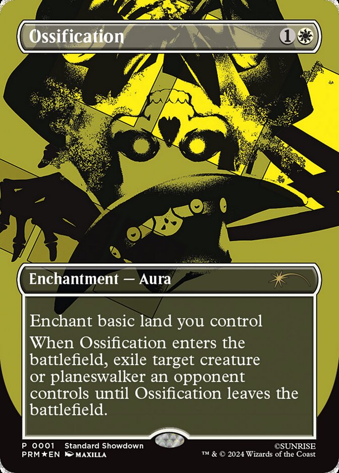 Ossification 1 (Standard Showdown Promos)  - Borderless Foil | Good Games Modbury