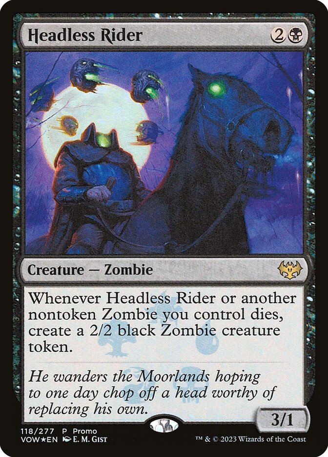 Headless Rider 118★/137 (Media Promos)  - Foil | Good Games Modbury