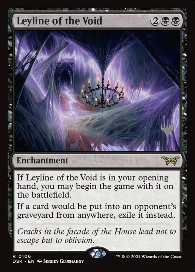 Leyline of the Void 106 (Promo Pack: Duskmourn: House of Horror)  - Foil | Good Games Modbury