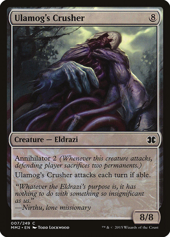 Ulamog's Crusher 7/249 (Modern Masters 2015)  - Foil | Good Games Modbury