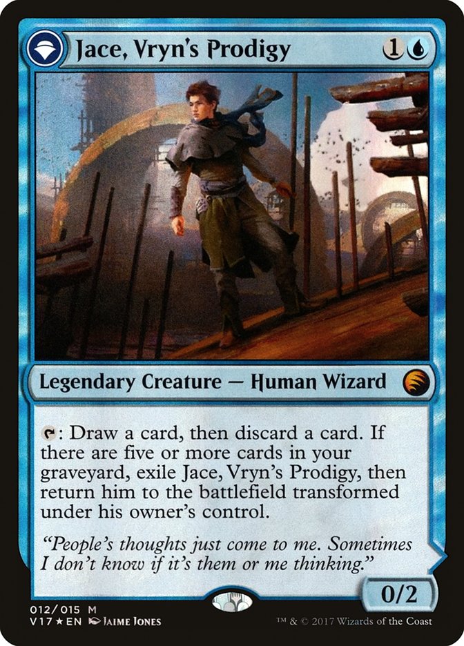 Jace, Vryn's Prodigy // Jace, Telepath Unbound 12/15 (From the Vault: Transform)  - Foil | Good Games Modbury