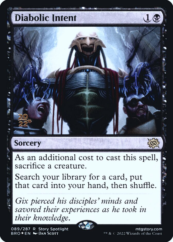 Diabolic Intent 89s/169 (Prerelease Cards)  - Foil | Good Games Modbury